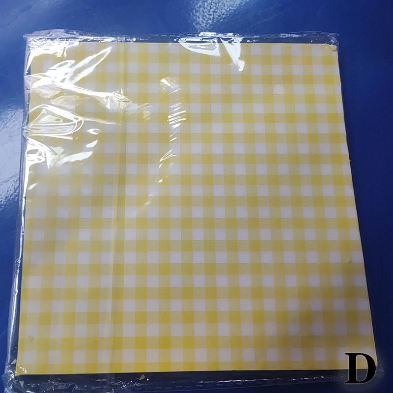 100 ks Potravinový voskovaný papier Olejuvzdorný voskovaný papier Balenie na chlieb, sendviče, hamburgery, hranolčeky, makrónky Kuchynský nástroj na pečenie Dekoratívny papier D