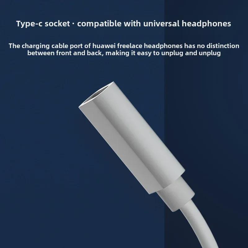 Huawei xSport Pro Wireless Bluetooth Headset Charging Cable and Apple PD Charger Adapter