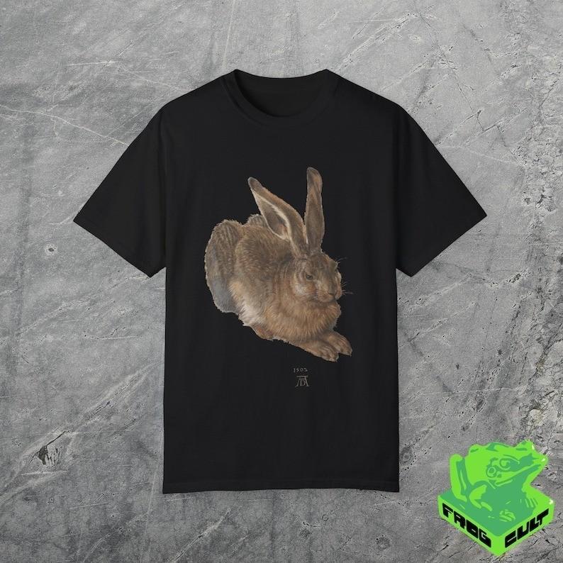 

Vintage Rabbit art 90s Graphic Shirt Rabbit Lovers Retro Tee 2000s Nature Shirt Unisex T-Shirt XXXXL