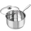 MICHELANGELO Stainless Steel Stew Pot Set with Lid Nonstick Stainless Steel Cookware Induction Compatible Stew Pot Kitchen Set