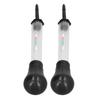 2Pcs Hydrometer Electro Hydraulic Meter Gauge 1.100‑1.300 Measuring Tool Set Kit