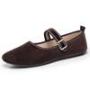 Women's Low-cut Flat Shoes with Breathable Sole, Single Shoes