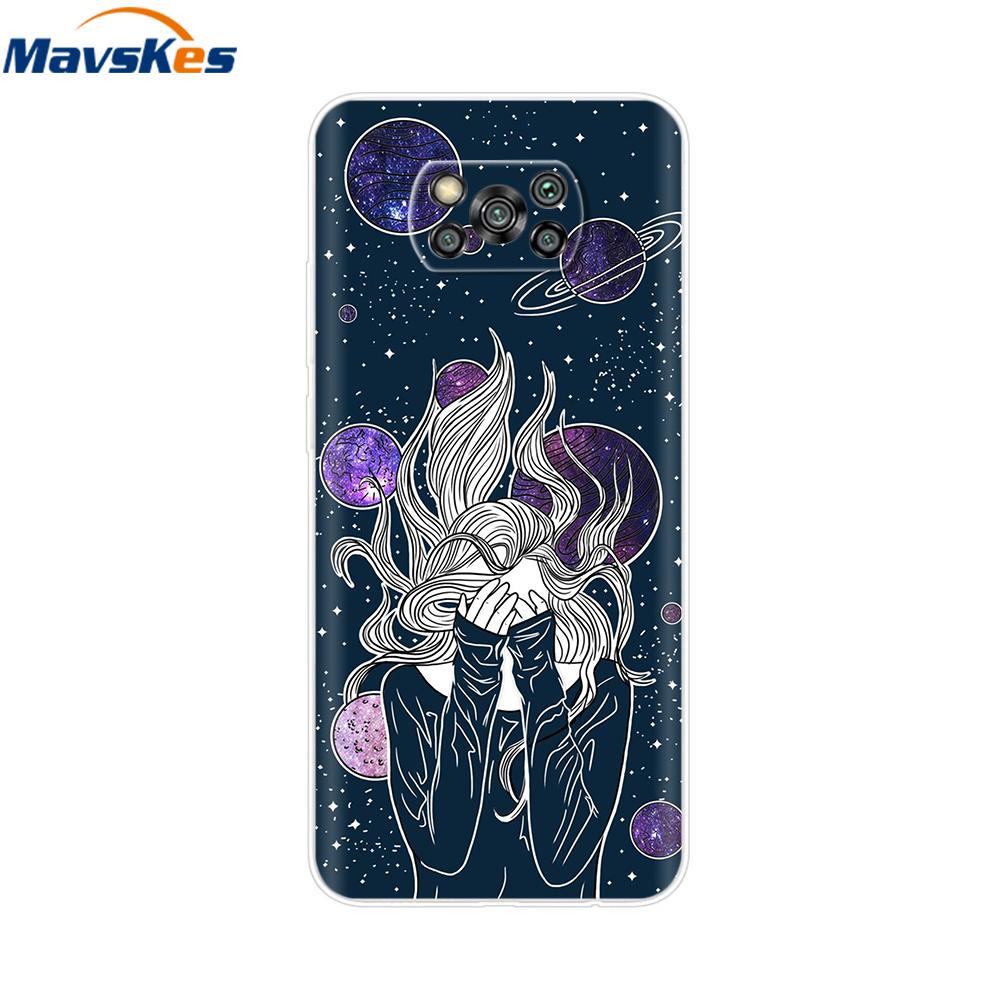 Pour Xiaomi POCO X3 Coque Pour Poco X3 Pro NFC Silicone Souple Arrière Pour Poco X3 POCOX3 X 3 NFC 6.67'' Fundas Coques Coque Pare-chocs