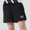 Adidas Originals Training Knit Fashion Casual Breathable Sports Shorts Women Shorts Black JN1682