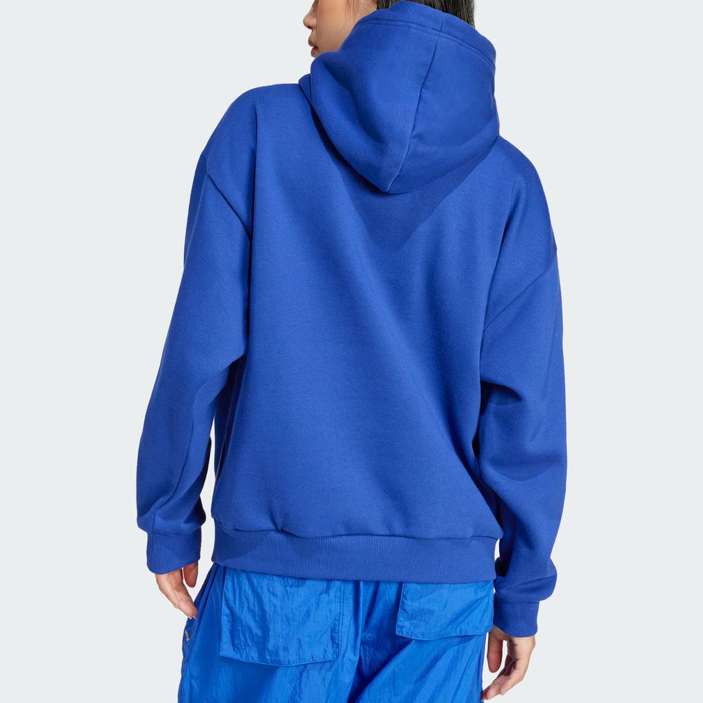 Adidas Moon Boot Hoodie Power Blue Women Streetwear IY8045