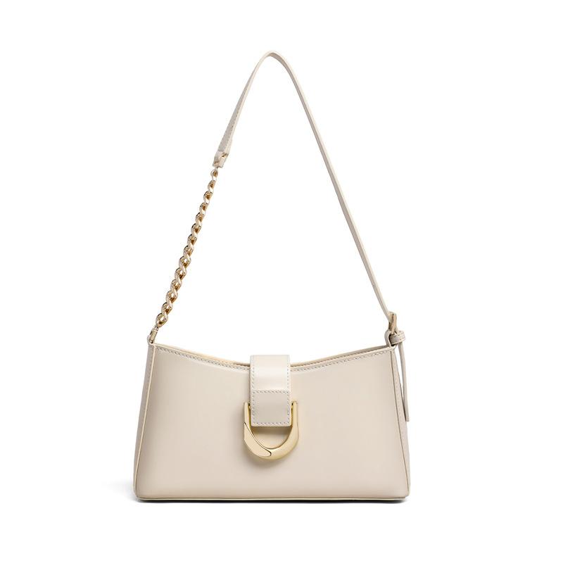 Bag 2026 new leather women's bag summer small bag temperament light luxury messenger shoulder handbag underarm bag