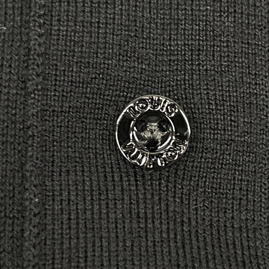 LOUIS VUITTON 25 Years Black Wool Knit Robot Shirt tops XS blackUsed