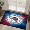 New York Rangers Design Crystal Velvet Carpet Cozy Non?Slip Printed Rug For Bedroom Living Room Entrance