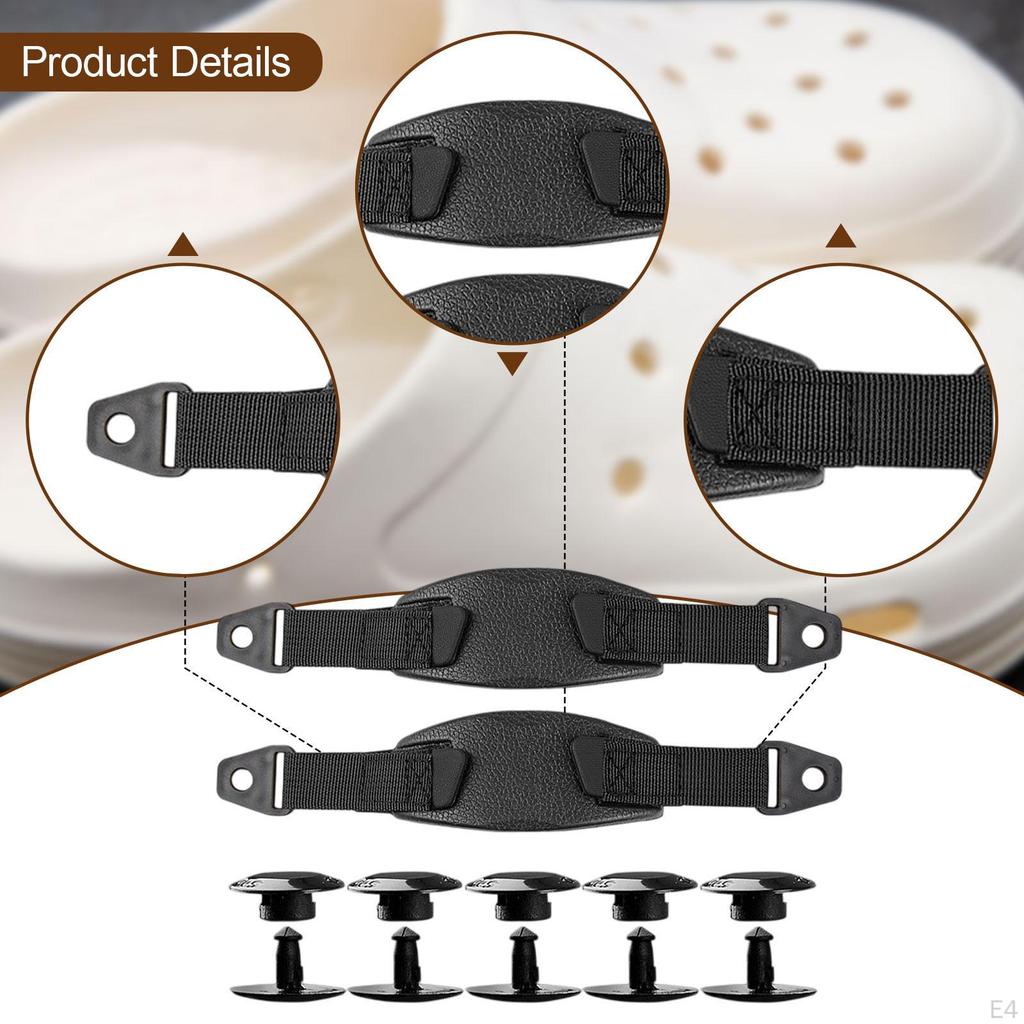 Hole Shoes Back Strap Anti Loose Removable EVA Shoe Ankle Belt for Slide Women