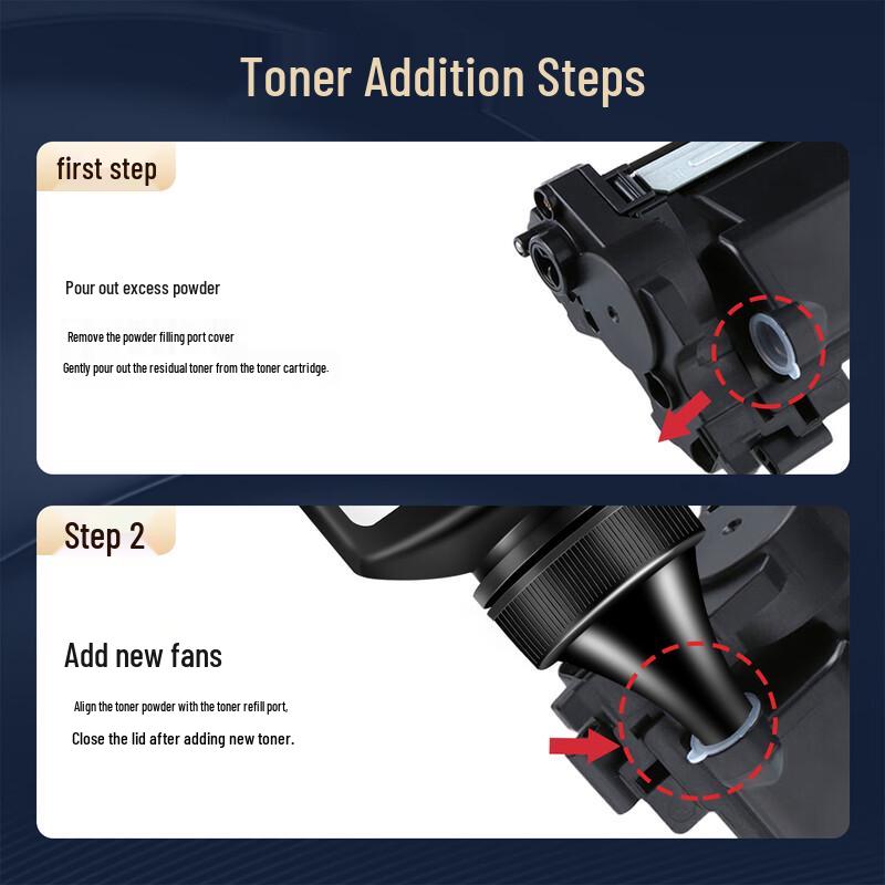 Generic High-Capacity Black Toner Cartridge for Brother DCP-7190DW