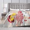 Candy Candy  Fleece Blanket Romance Anime Manga  Funny Throw Blanket for Home Hotel Sofa  150*125cm Plush Thin Quilt