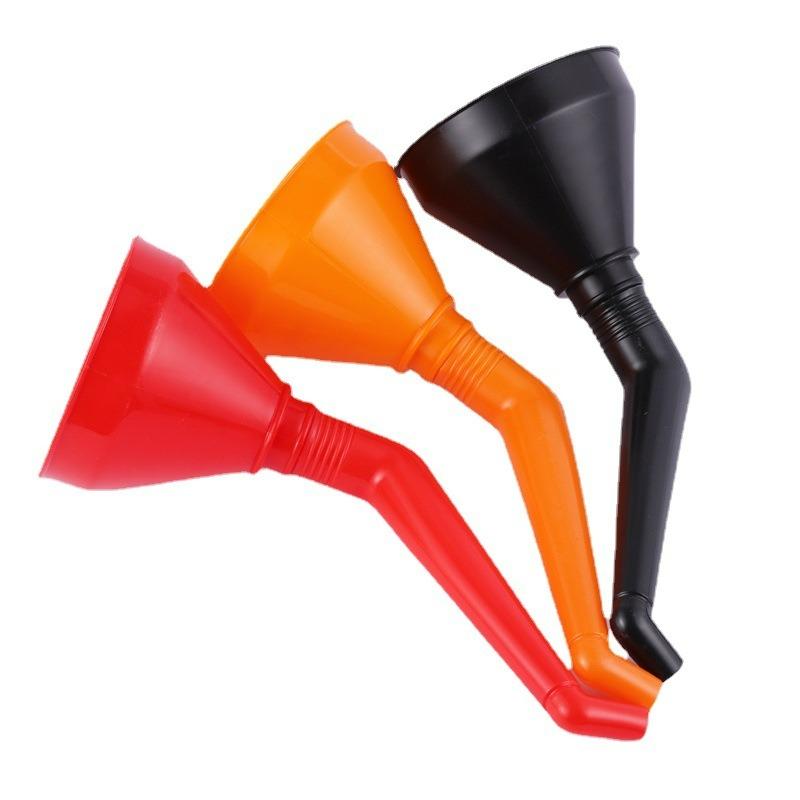 Motorcycle Refuel Engine Oil Funnel Long Mouth Funnels Car Repair Filling Tools Refueling Funnel with Filter Detachable Hose Car