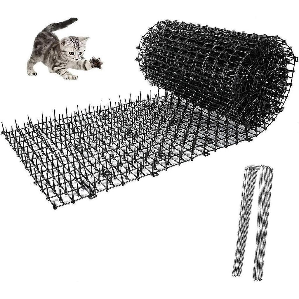 Punte Anti Gatto 200x28cm Tappetino in Plastica Anti Gatto con Punte Tappetino Anti Gatto Tappetino Dissuasore con Punte Tappetini Dissuasori per Gatti con Striscia Pungente Rete Dissuasore per Animali Domestici wi