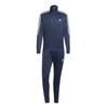 Zipper Stand Collar Long Sleeve Top Comfortable Breathable Soft Skin-Friendly Long Pants Casual Sports Suit Men Suit Ink-Blue IY6663