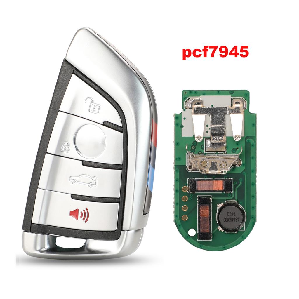 jingyuqin Car Remote Key For BMW 1 3 5 7 Series X1 X3 X5 X6 X7 F CAS4 CAS4+ FEM 2011-2017 PCF7945 Replace Keyless Go Car Key