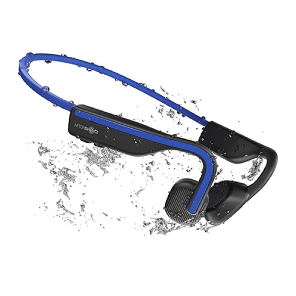 Aftershokz OpenMove Bone Conduction Earphones Aftershokz Bluetooth with Microphone Bluetooth Sports Waterproof Dustproof IP55 Elevation Blue