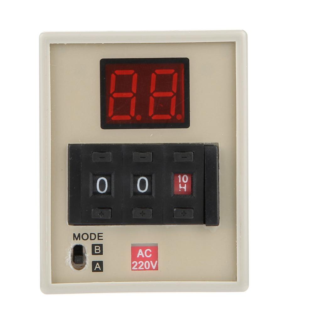 CH3-AB Digital Delay Timer Relay AC220V AC/DC 24V 0.01S-99H Delay Time Relay Dual Mode Operation Delay Relay Industrial Control
