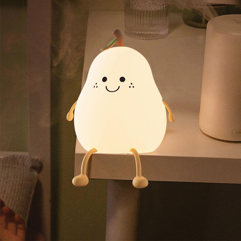 Pat Lamp Silicone Night Light Cute Cartoon Animal Soft Light Bedroom Baby Sleeping Atmosphere Lamp Rechargeable Pat Lamp