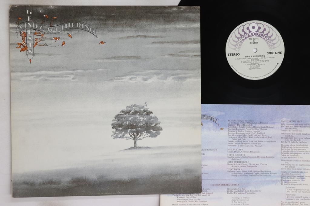 LP Record GENESIS - Wind & Wuthering SD36144 ATCO 1981 Canada Rock Used