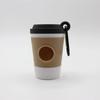 Tragbarer Haustierkot-Mülleimer Spender Kreativer Kaffeebecher Hundemüll-Aufbewahrung Design Outdoor-Hundespaziergang Müllbeutel-Aufbewahrungsbox