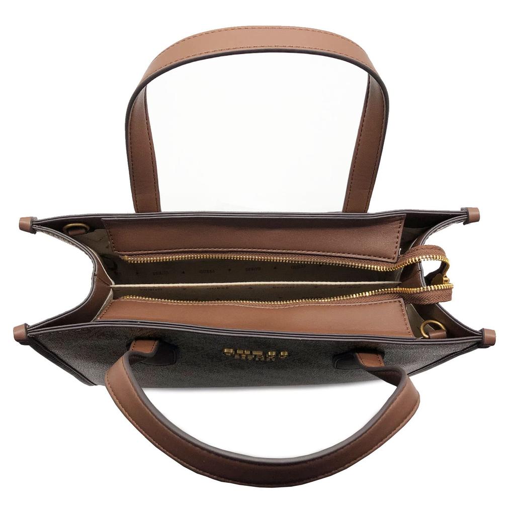 Handtasche SB866522 SILVANA LATTE [GUESS] Damen LOGO/BRAUN [Gebraucht]