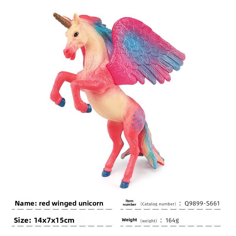 Einhorn Mythologie Figur Sammlerstück PVC Modell Für Kinder Und Dekor