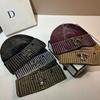 Cross Personalized Washed Retro Knitted Hat Men'S And Women'S Outdoor Bag Head Warm Wool Hat