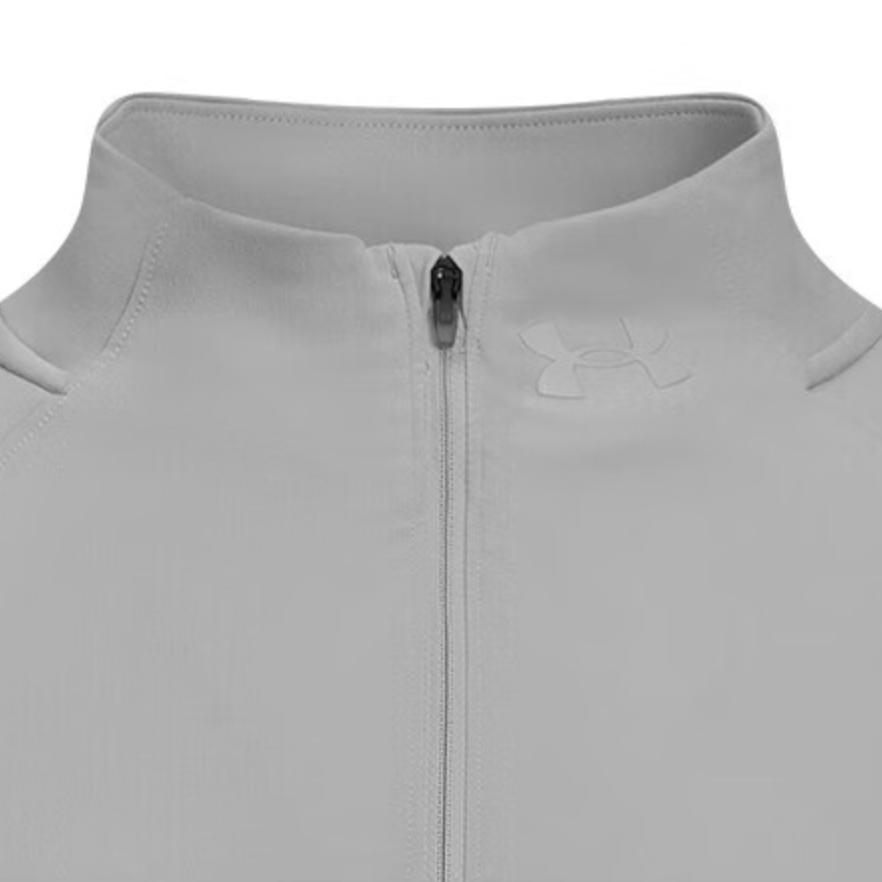 Under Armour Qualifier Fashion Slim Fit Solid Long Sleeve T-Shirt Men Tops Modern-Gray 1365662-014