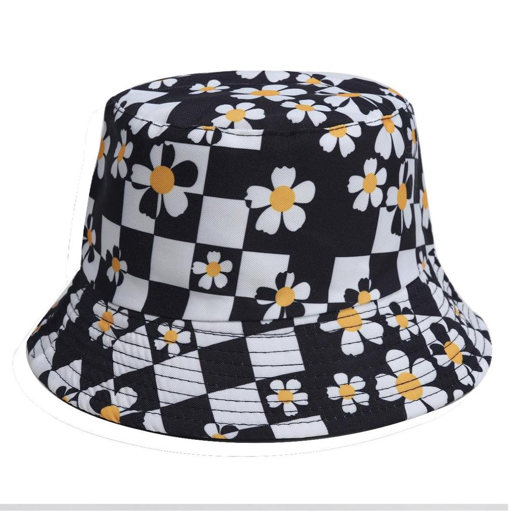 Unisex Double-Sided Bucket Hat - Spring/Summer Sun Protection, Colorful Tie-Dye Hip Hop Style