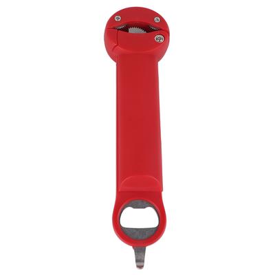 Stainless Steel Adjustable Cap Screwer 3 In 1 Multifunctional Retractable Jar Bottle Opener Pop Tab