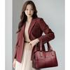 Soft Leather Splicing Large-capacity Handbag Women's Shoulder Bag