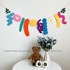 Ins-Stil Filz Happy Pull-Flagge Babyparty-Dekorationen für Jungen und Mädchen - Foto-Requisiten & Girlande Szenen-Layout