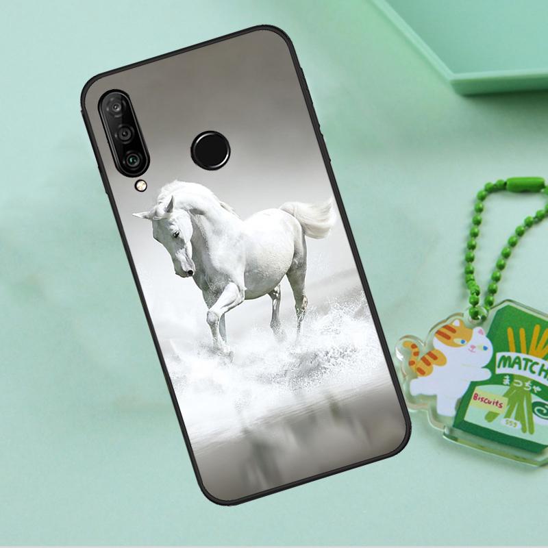 Galloping Horse For Huawei Nova 12i 12s 7i 8i 11i 9 10 SE Y90 Y60 Y70 Y72 Y61 Y91 P30 P40 Lite P60 Pro Case