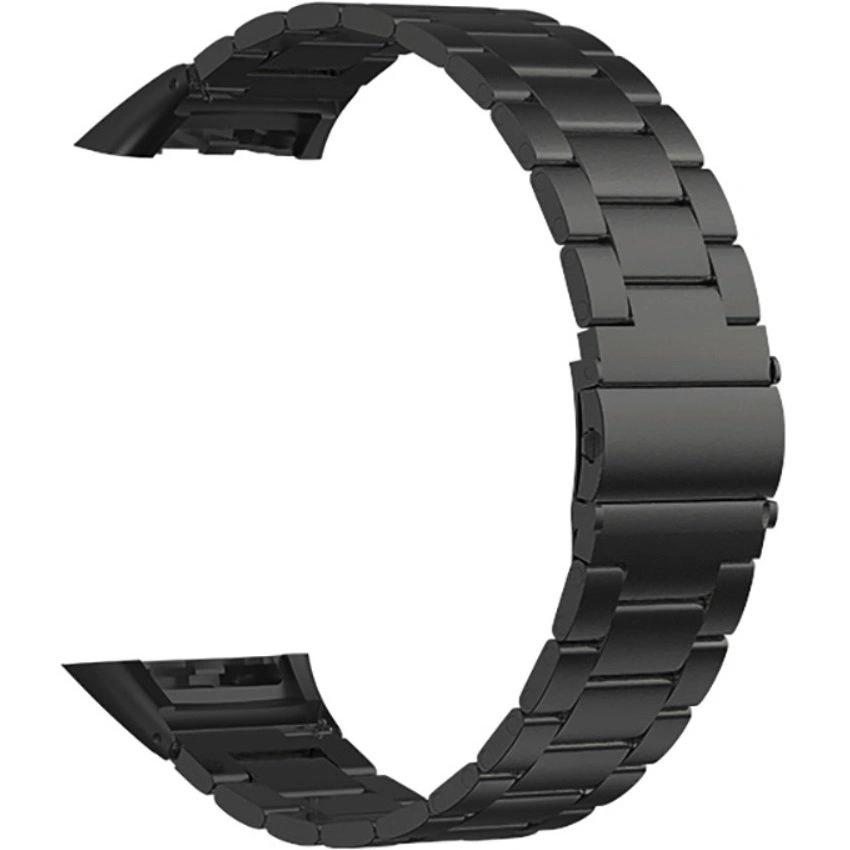 Bracelet en acier pour Huawei Band 6, Noir