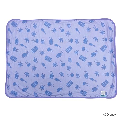 MORIPiLO Disney Rapunzel Cool Blanket, Summer Throw, 70x100cm, Purple, Disney Princess Character, by Morishita Makura
