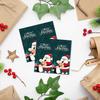 100-500Pcs Snowflake Merry Christmas Stickers Candy Bag Envelopes Sealing Label Sticker Christmas Gifts Box Decorations