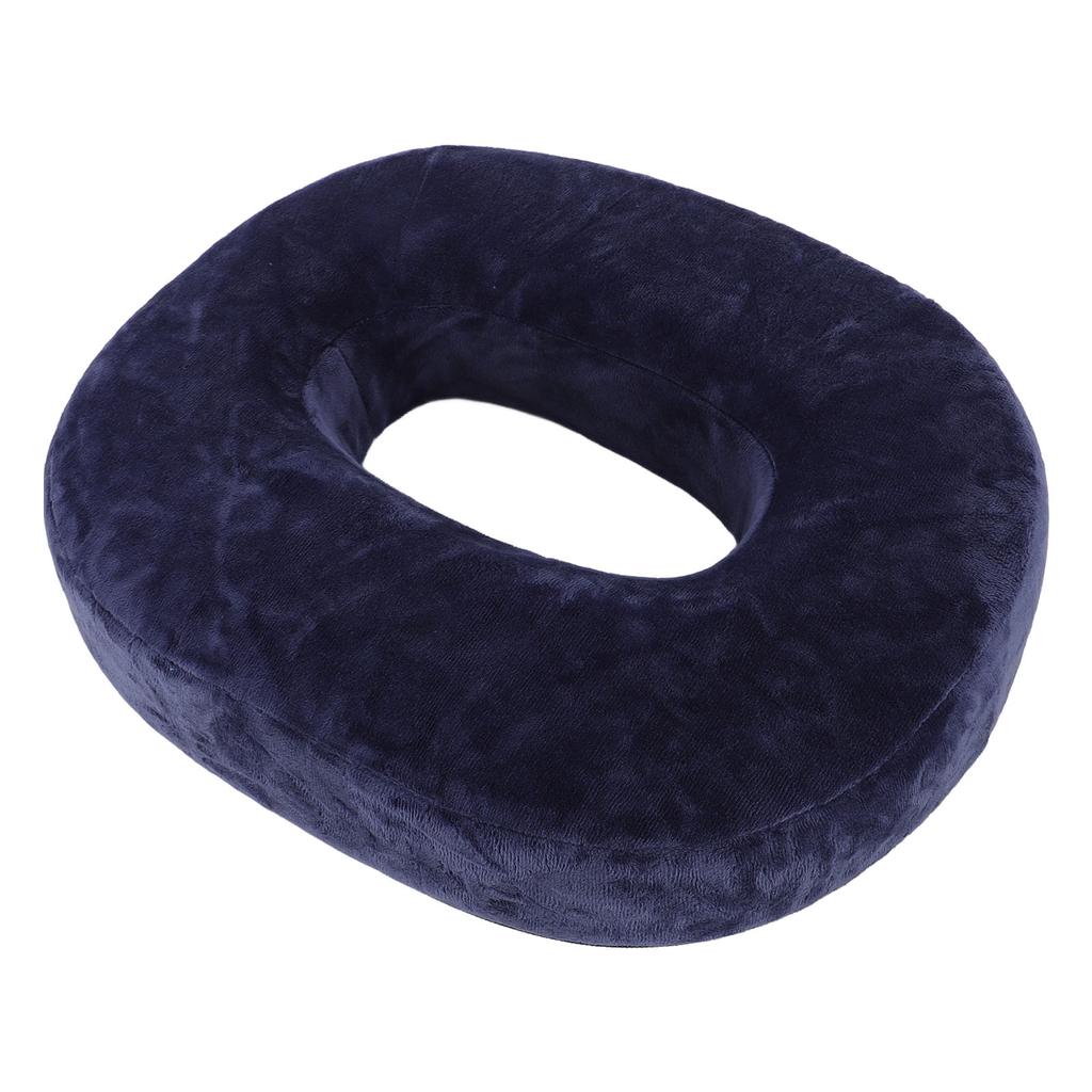 Oval Seat Cushion Non Slip Bottom Memory Foam Donut Pillow for Car and Office Chair