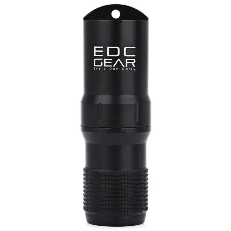 

Capsule EDC Waterproof Box Hike Survival Seal Survive Trunk Container Holder StorageWaterproof Pill / Match Case Box Container чёрный