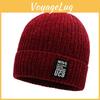 Gorro Elegante de Malha Chenille de Inverno Para Homens Com Abafadores Quentes e à Prova de Vento