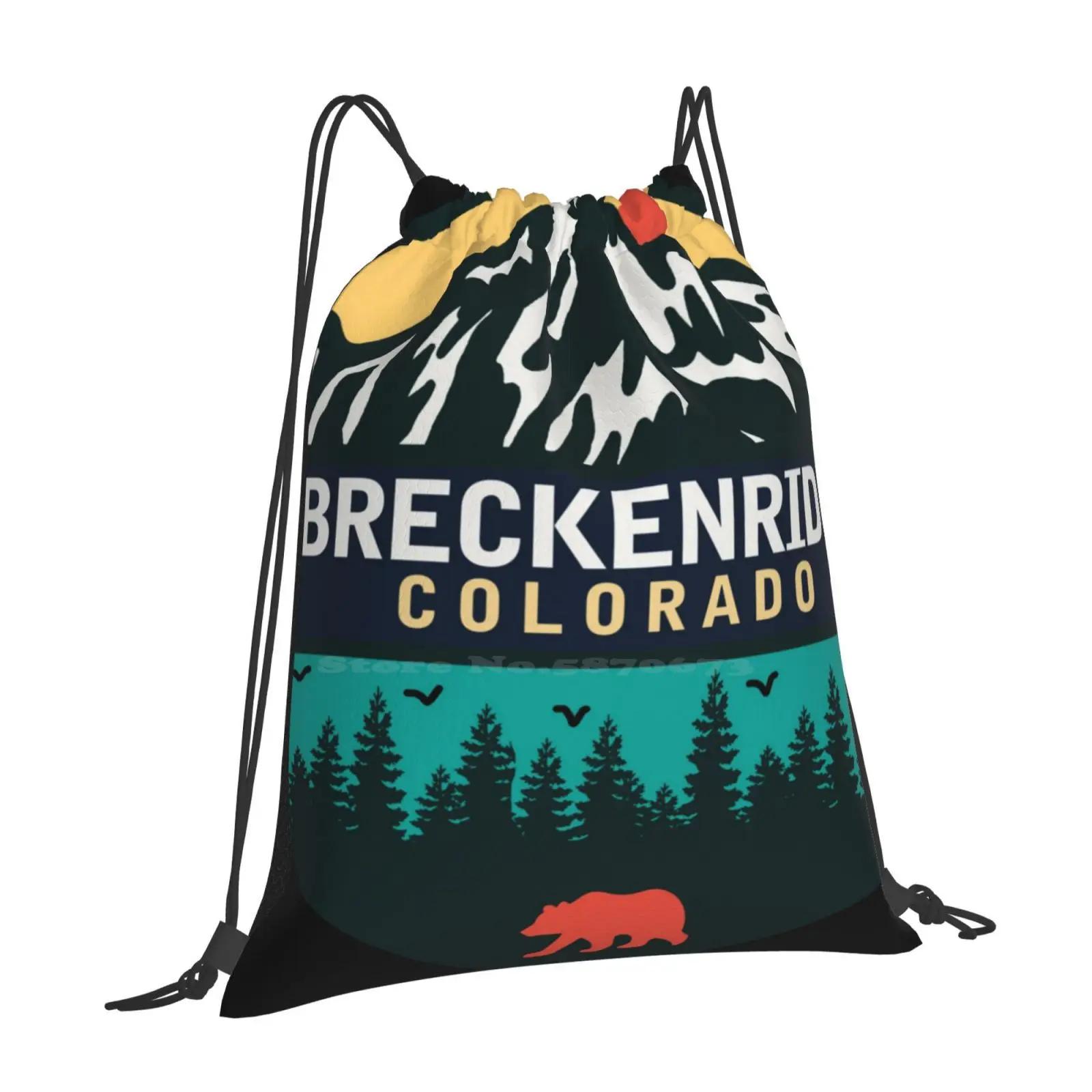 Breckenridge Colorado Hot Sale Schoolbag Backpack Fashion Bags Breckenridge Colorado Usa Breckenridge Colorado Nostalgia OneSize