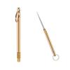 Portable Multifunctional  Titanium Alloy Toothpicks Pocket Toothpick Holder Fruit Fork Outdoor Picnic Camping