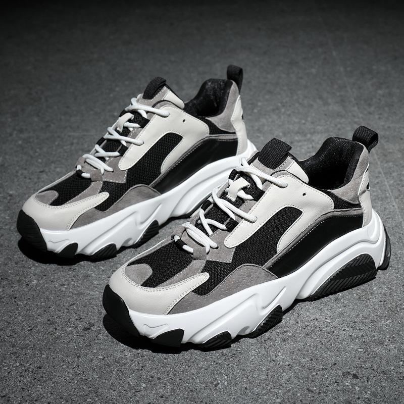 

2024 Осень Новые Горячие Мужские Модные Спортивные Кроссовки Увеличение Внутри Дышащие Удобные Модные Кроссовки Тренд Повседневные Кроссовки для Бега21 44 белый