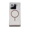 Suitable for Xiaomi 15PRO Mobile Phone Case Transparent Fine Ring Magnetic Absorption PC Anti-fall Xiaomi 15 Hard Shell Protective Case