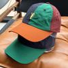 Exquisite Embroidery Sports Baseball Cap Splicing Color Quick-drying Hip Hop Hat Breathable Lightweight Duck Tongue Hat