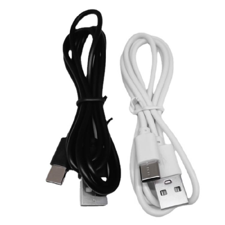 2pcs Quick Charging Cord Wire Male USB to Male Type C Data Cable Support 1A Charging Data Sync Function for Laptops