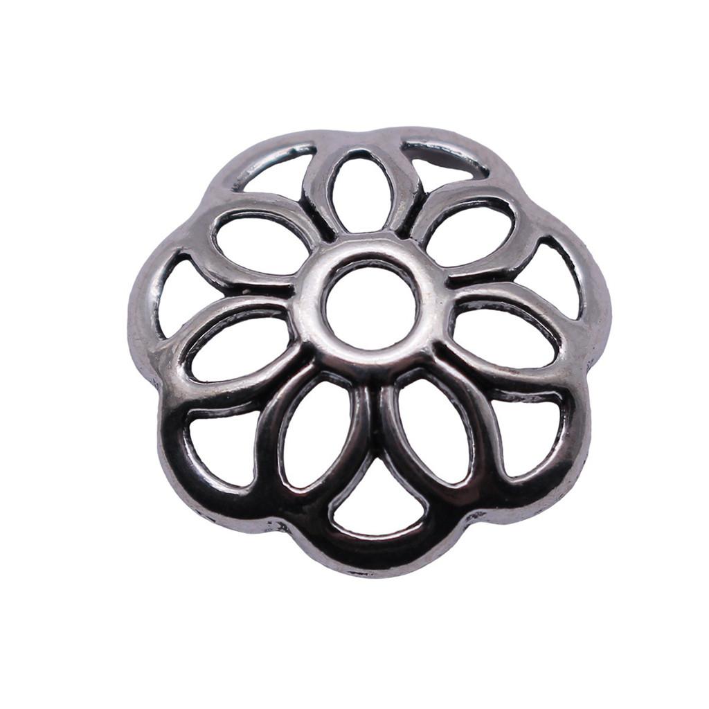 Textured Bead Cap Charms Dome Covers For Pearl And Gemscolor Jewelry Findings