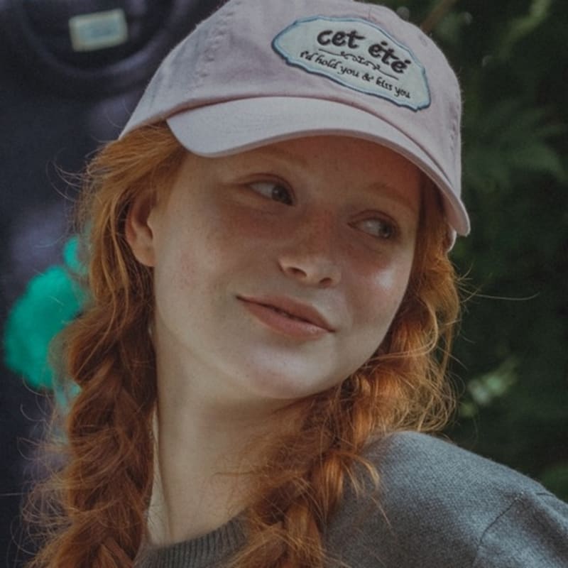 

cet ete Frank Signboard Ball Cap_Pink OS