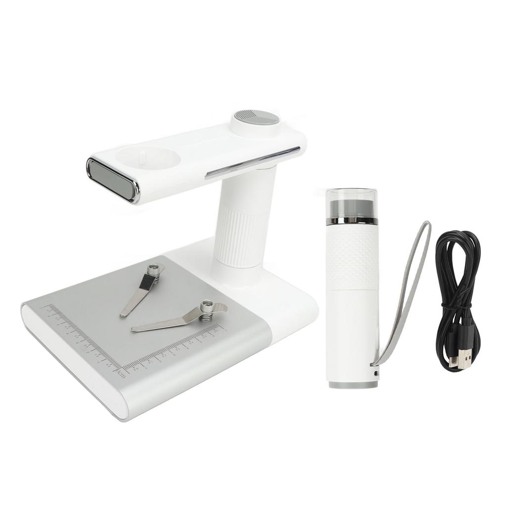 Wireless Digital Microscope 50‑1000X Magnification HD 2MP WiFi USB Microscopes Camera with 8 Adjustable LED and Stand