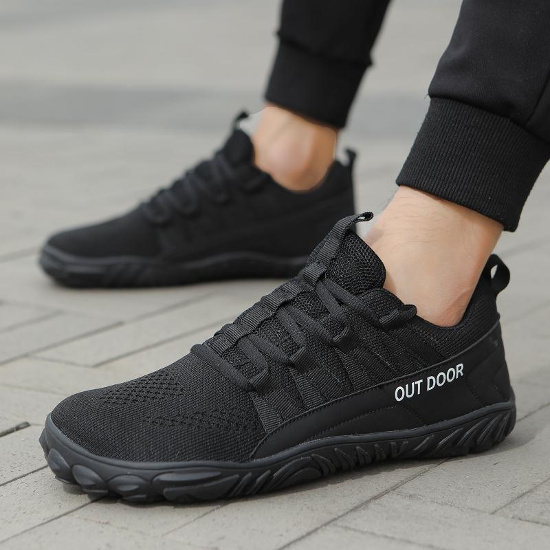 Nové pánské boty Širší turistické boty Síťované Bosé Pánské ležérní boty Lehké Boty se širokou špičkou Venkovní Pánské tenisky nadměrné velikosti
