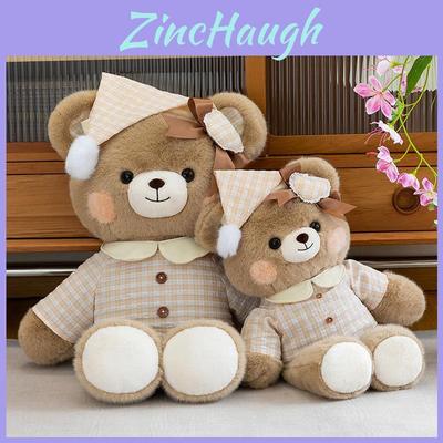 Cute Pajamas And Hats Teddy Bears Plush Toys Doll Children Toy For Kids Room Decor